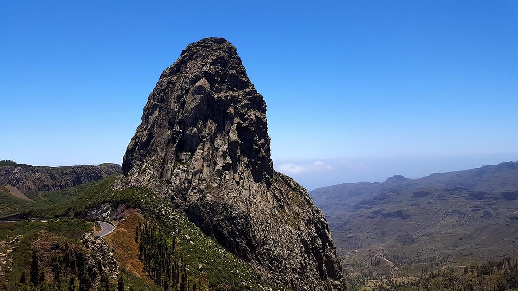 Paisaje de naturaleza en el interior de la isla de La Gomera