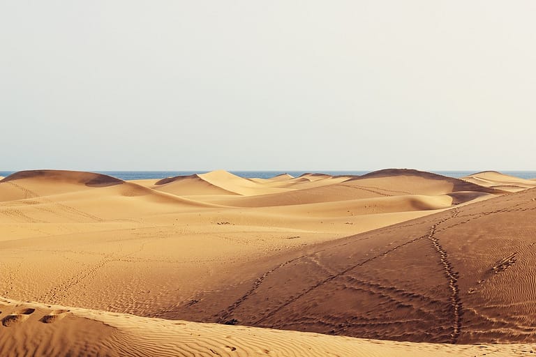 Dunas de Maspalomas en Gran Canaria, Islas Canarias